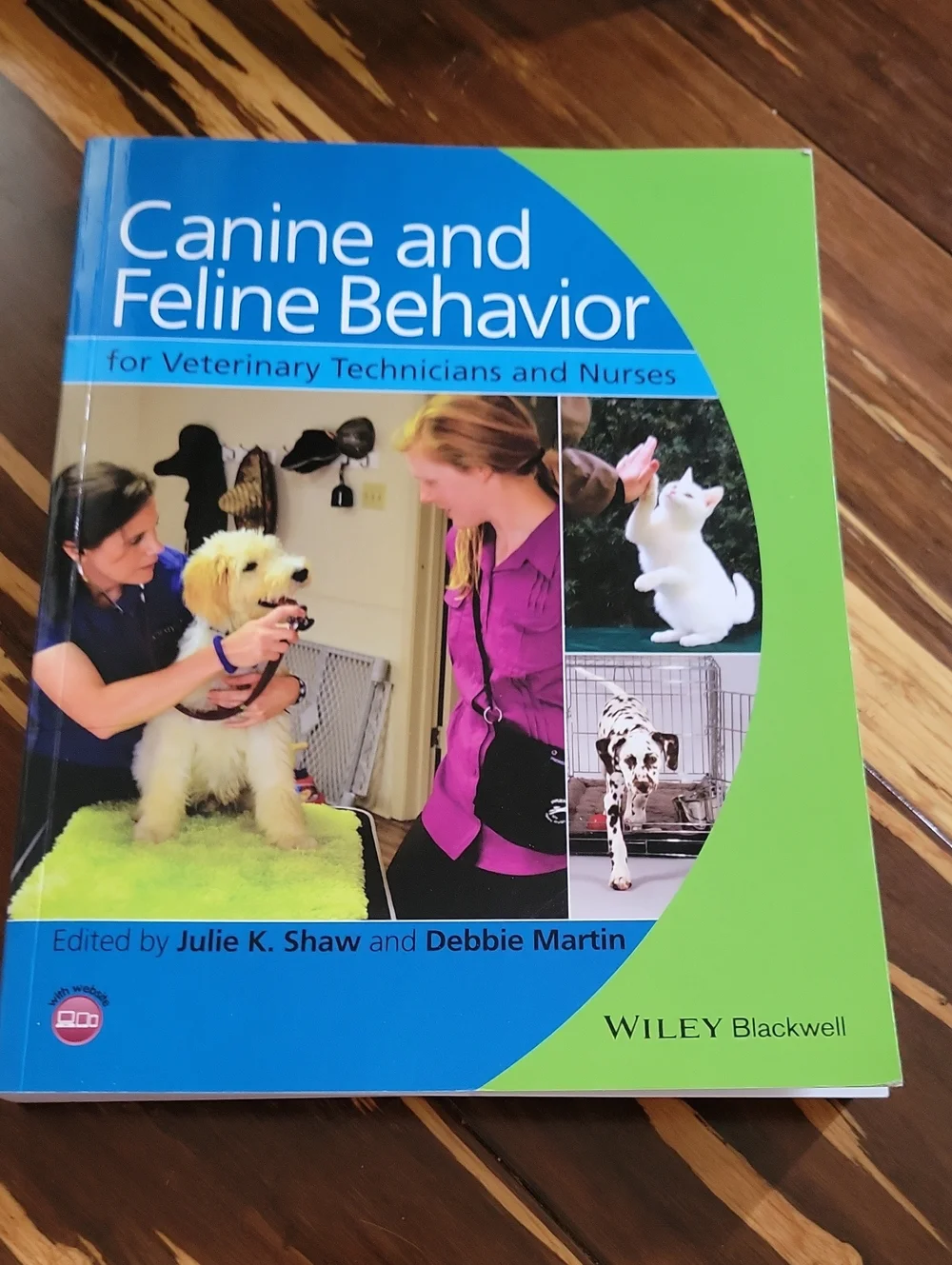 Canine and Feline Behavior Book - Green and Blue Cover